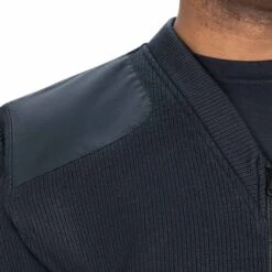 FLEECE-LINED ZIP FRONT SWEATER 10 FLEECE-LINED ZIP FRONT SWEATER -Blauer Store 227 04 detail1 fleece lined zip front sweater