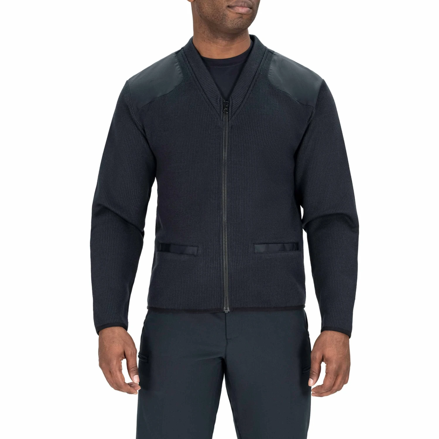 FLEECE-LINED ZIP FRONT SWEATER 1 FLEECE-LINED ZIP FRONT SWEATER