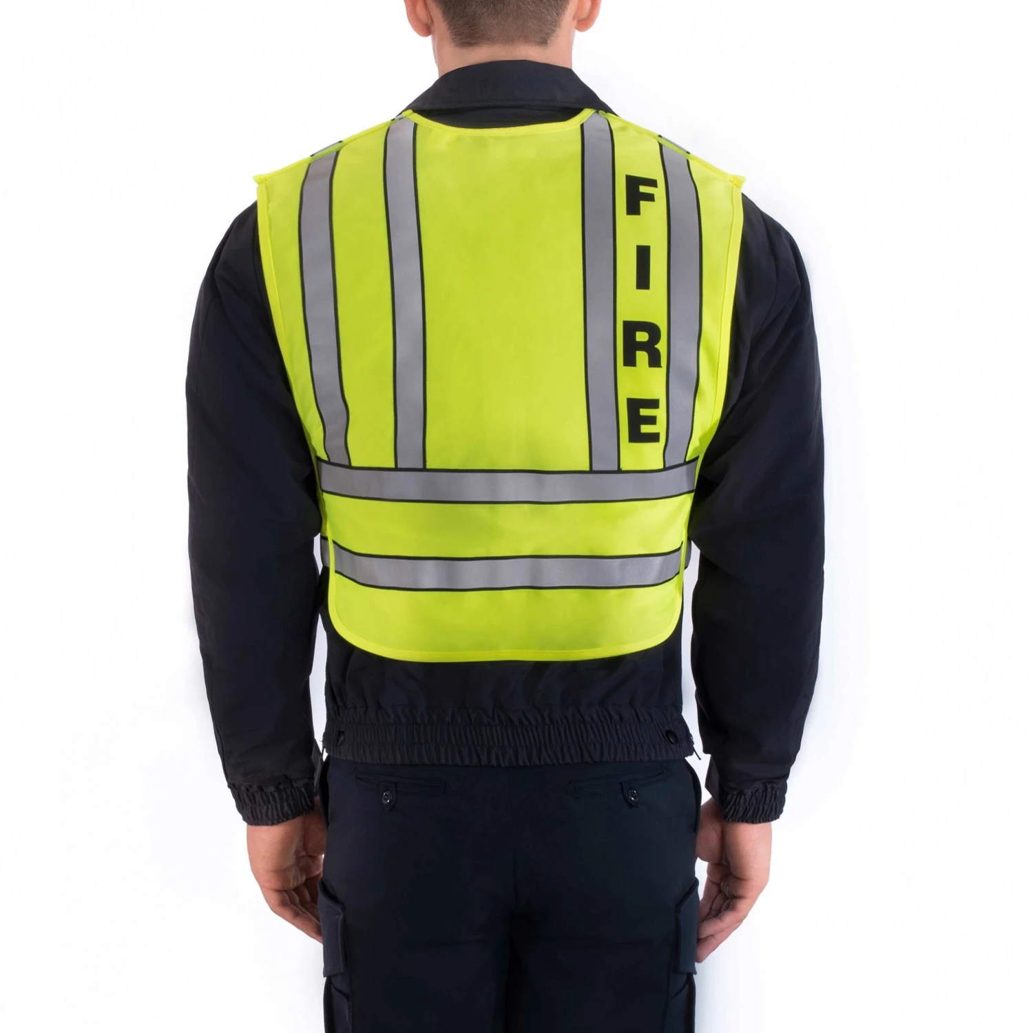 ZIP-FRONT BREAKAWAY SAFETY VEST - FIRE LOGO 3 ZIP-FRONT BREAKAWAY SAFETY VEST - FIRE LOGO - Image 3