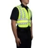 ZIP-FRONT BREAKAWAY SAFETY VEST - POLICE LOGO 11 ZIP-FRONT BREAKAWAY SAFETY VEST - POLICE LOGO -Blauer Store 343p 55 front zip front breakaway safety vest police logo
