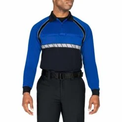 LONG SLEEVE COLORBLOCK PERFORMANCE POLO SHIRT