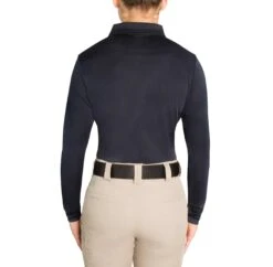 WOMEN'S LONG SLEEVE PERFORMANCE PRO POLO SHIRT -Blauer Store 8144w 04 back performance pro polo shirt womens