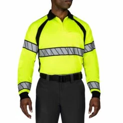LONG SLEEVE HI-VIS POLO SHIRT