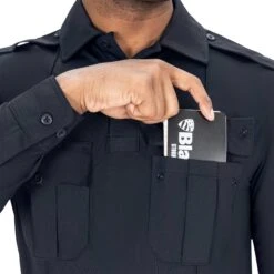 LONG SLEEVE PERFORMANCE PATROL POLO 11 LONG SLEEVE PERFORMANCE PATROL POLO -Blauer Store 8165 04 34 detail2 performance patrol polo