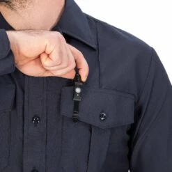 ResponderFR™ Long Sleeve Shirt With GlenGuard® -Blauer Store 8203 03 detail2 responderfr long sleeve shirt glenguard