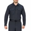 ResponderFR™ Long Sleeve Shirt With GlenGuard® -Blauer Store 8203 03 front responderfr long sleeve shirt glenguard
