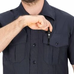 ResponderFR Short Sleeve Shirt With GlenGuard® -Blauer Store 8213 03 detail2 responderfr short sleeve shirt glenguard