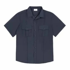ResponderFR Short Sleeve Shirt With GlenGuard® -Blauer Store 8213 03 flat responderfr short sleeve shirt glenguard