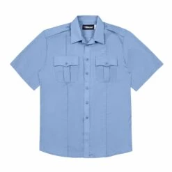 SHORT SLEEVE COTTON SHIRT 9 SHORT SLEEVE COTTON SHIRT -Blauer Store 8421 45 flat ss cotton shirt 24