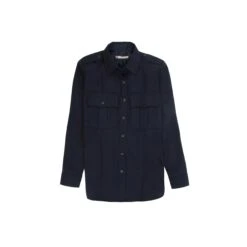 WOMEN'S LONG SLEEVE WOOL SUPERSHIRT® 8 WOMEN'S LONG SLEEVE WOOL SUPERSHIRT® -Blauer Store 8436w 04 flat wool supershirt womens