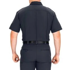 SHORT SLEEVE WOOL SUPERSHIRT® -Blauer Store 8446 04 back ss wool supershirt