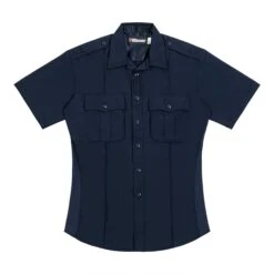 SHORT SLEEVE WOOL SUPERSHIRT® -Blauer Store 8446 04 flat ss wool supershirt
