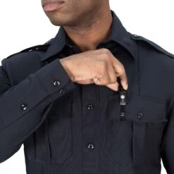 LONG SLEEVE WOOL SHIRT 11 LONG SLEEVE WOOL SHIRT -Blauer Store 8450 04 detail1 ls wool shirt 1