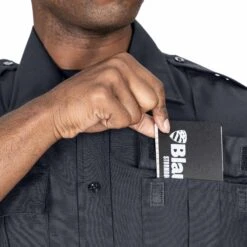 SHORT SLEEVE WOOL SHIRT 11 SHORT SLEEVE WOOL SHIRT -Blauer Store 8460 04 detail2 short sleeve wool shirt