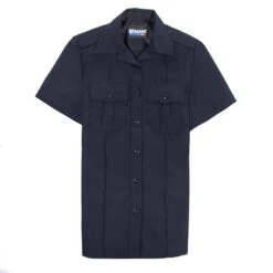 WOMEN'S SHORT SLEEVE WOOL SHIRT -Blauer Store 8460w 04 flat wool shirt womens