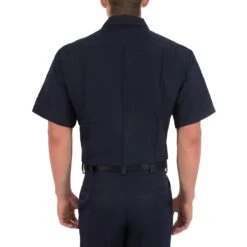 Metro NY Short Sleeve Polyester SuperShirt -Blauer Store 8675ny 04 back polyester supershirt