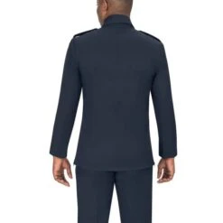 ClassAct® Wool Single-Breasted Dress Coat -Blauer Store 8690 04 back classact polyester dress coat