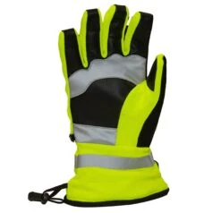 HI VIS FLICKER GLOVE -Blauer Store gl200 55 back hi vis flicker glove 09 2019